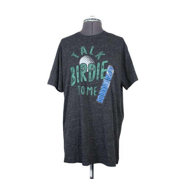State of Mine‎ Talk Birdie to Me graphic print crew neck short sleeve t-shirt - Picture 1 of 9